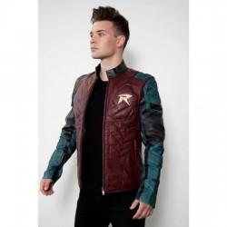 Brenton Thwaites Titans Robin Leather Jacket