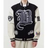 Brooklyn Nets 12 Letterman Black and White Wool Jacket Brooklyn Nets 12 Letterman Black and White Wool Jacket