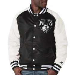 Brooklyn Nets Point Guard Satin Jacket