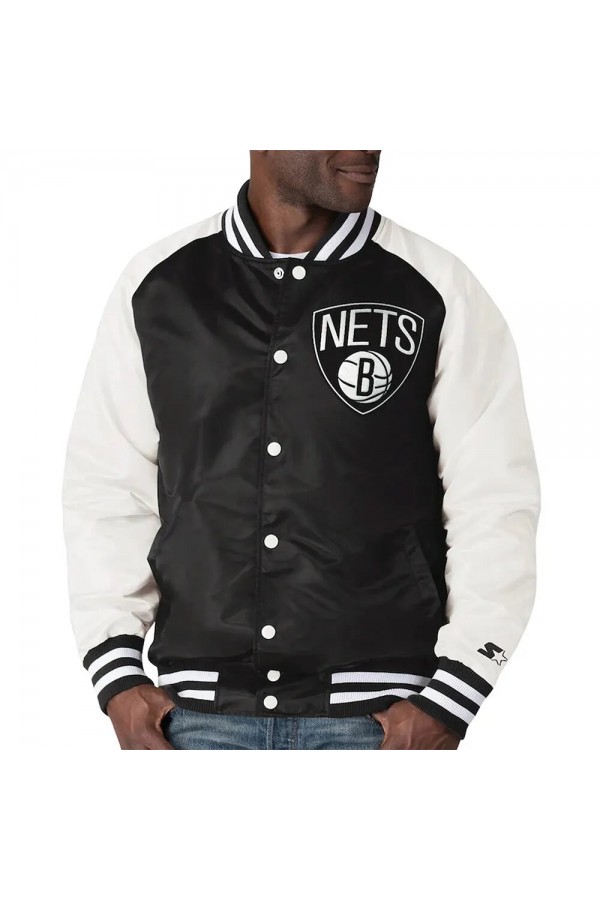 Brooklyn Nets Point Guard Satin Jacket Brooklyn Nets Point Guard Satin Jacket