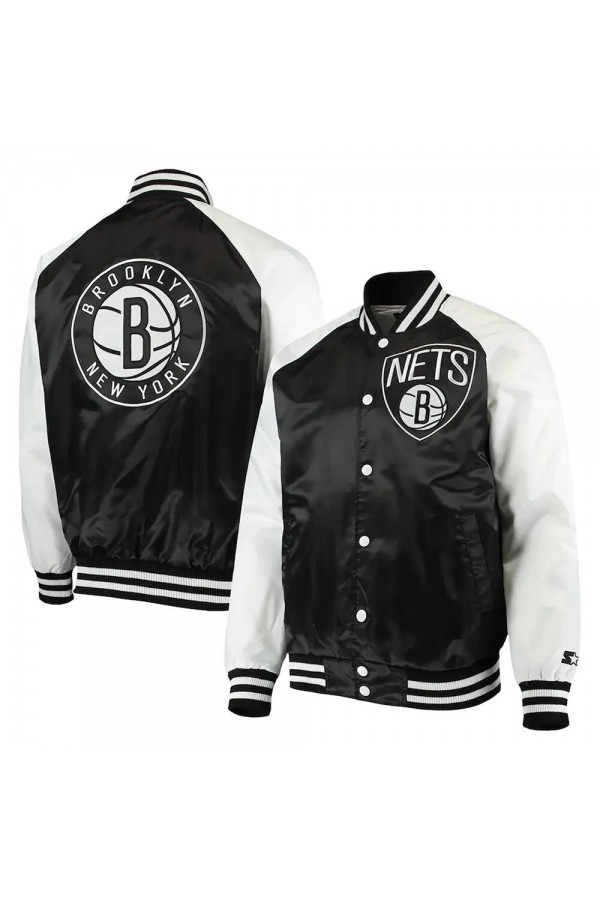 Brooklyn Nets Point Guard Satin Jacket Brooklyn Nets Point Guard Satin Jacket