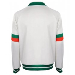Caleb Mclaughlin Stranger Things S04 White Polyester Jacket