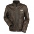 Call of Duty WWII Mens Brown Zipper Leather Jacket