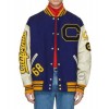 Calvin Klein NYC California Blue and White Letterman Jacket Calvin Klein NYC California Blue and White Letterman Jacket