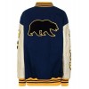 Calvin Klein NYC California Blue and White Letterman Jacket Calvin Klein NYC California Blue and White Letterman Jacket
