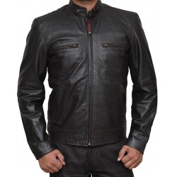 Chicago PD Jason Beghe Black Leather Jacket
