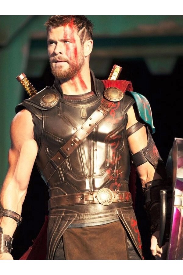Chris Hemsworth Thor Ragnarok Leather Vest