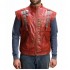Chris Pratt Guardians Of The Galaxy Red Leather Vest