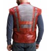 Chris Pratt Guardians Of The Galaxy Red Leather Vest