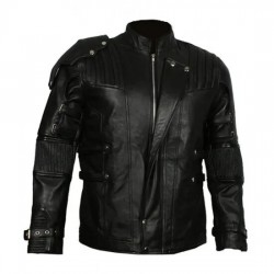 Chris Pratt Star Lord Black Leather Jacket