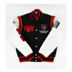 Clark Atlanta University Black and White Wool Jacket