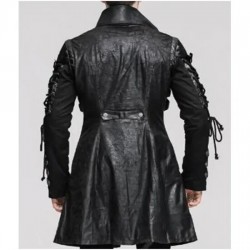 Cloud Devil Steampunk Gothic Leather Coat Cloud Devil Steampunk Gothic Leather Coat
