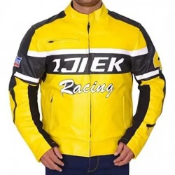Dead Rising Chuck Greene Yellow Leather Jacket