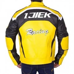 Dead Rising Chuck Greene Yellow Leather Jacket