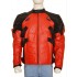 Deadpool Red and Black Biker Leather Jacket