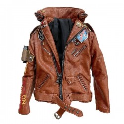 Deathloop Colt Brown Leather Jacket