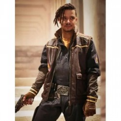Doctor Who S13 Vinder Brown Leather Vest