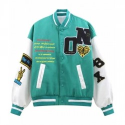 Fighter Dinosaur Skeleton T-Rex Letterman Varsity Jacket