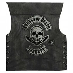 GTA Angels Of Death Liberty Black Leather Vest
