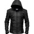 Green Arrow Roy Harper Black Hooded Leather Jacket