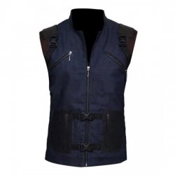 Guardians of Galaxy Avengers Rocket Raccoon Blue Cotton Vest