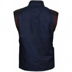 Guardians of Galaxy Avengers Rocket Raccoon Blue Cotton Vest