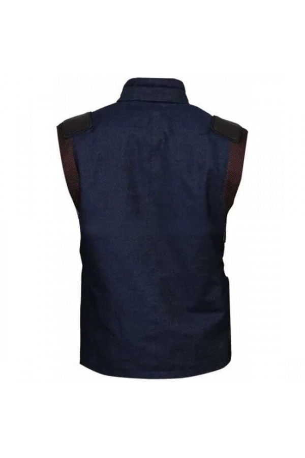 Guardians of Galaxy Avengers Rocket Raccoon Blue Cotton Vest