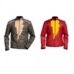 Injustice Gods Among Us Shazam Leather Jacket