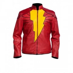 Injustice Gods Among Us Shazam Leather Jacket Injustice Gods Among Us Shazam Leather Jacket