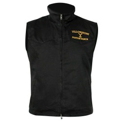 Kevin Costner Yellowstone Black Vest