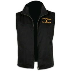 Kevin Costner Yellowstone Black Vest