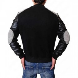 Manchester United Bomber Black Wool Jacket Manchester United Bomber Black Wool Jacket