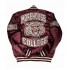 Mens Morehouse College Maroon Bomber Satin Jacket