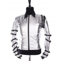 Michael Jackson Bad World Tour Silver Jacket
