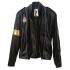Michael Jackson Elizabeth Taylor Black Leather Jacket