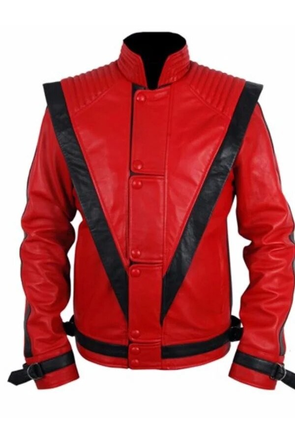 Michael Jackson Red Thriller Leather Jacket Michael Jackson Red Thriller Leather Jacket