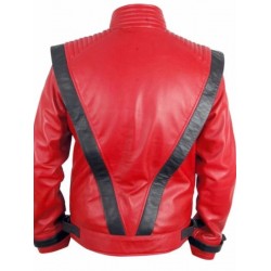 Michael Jackson Red Thriller Leather Jacket Michael Jackson Red Thriller Leather Jacket
