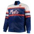 New York Mets Royal Blue and White Satin Jacket