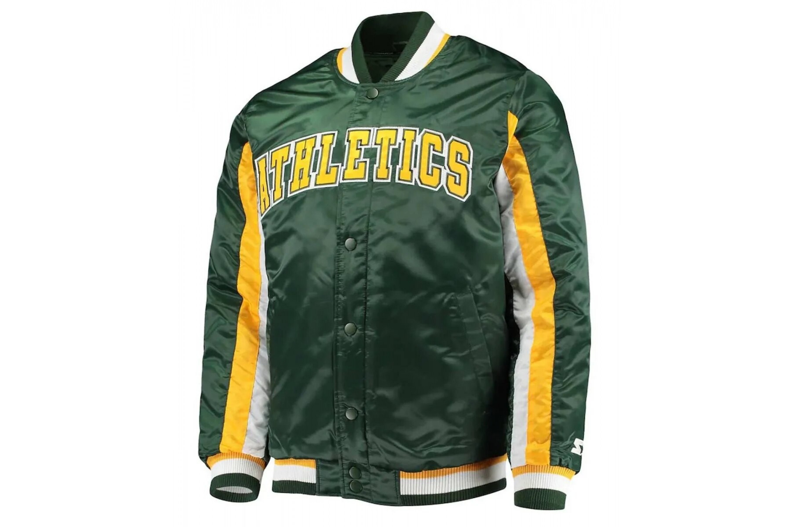 Oakland Athletics The Ace Green Satin Jacket