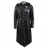 Pubg Black Leather Hooded Coat