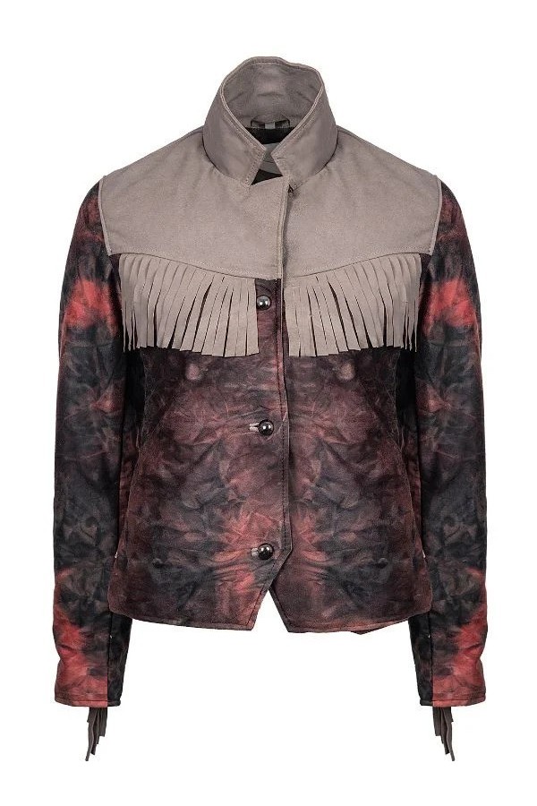 Sex Education Maeve Wiley Distressed Purple Leather Jacket Sex Education Maeve Wiley Distressed Purple Leather Jacket
