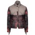 Sex Education Maeve Wiley Distressed Purple Leather Jacket