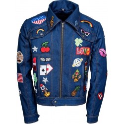 Taron Egerton Rocketman Blue Denim Jacket