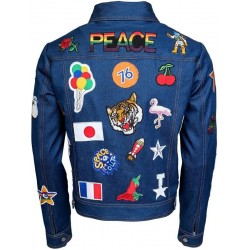 Taron Egerton Rocketman Blue Denim Jacket Taron Egerton Rocketman Blue Denim Jacket