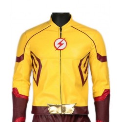 The Flash Wally West Kid Flash Leather Jacket