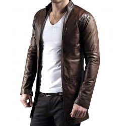 The lord of the rings Aragorn Brown Leather Coat