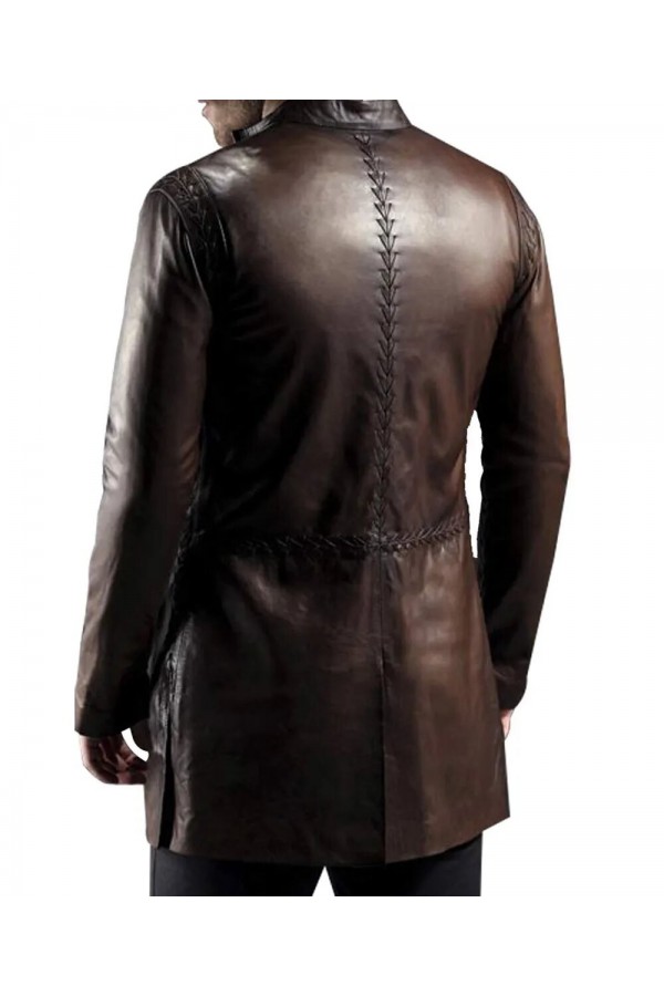 The lord of the rings Aragorn Brown Leather Coat