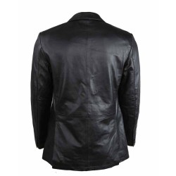 Tom Cruise Mission Impossible Black Leather Blazer