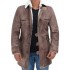 Tom Hardy Distressed Brown Leather Coat