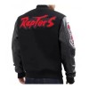 Toronto Raptors Black Letterman Wool Jacket Toronto Raptors Black Letterman Wool Jacket